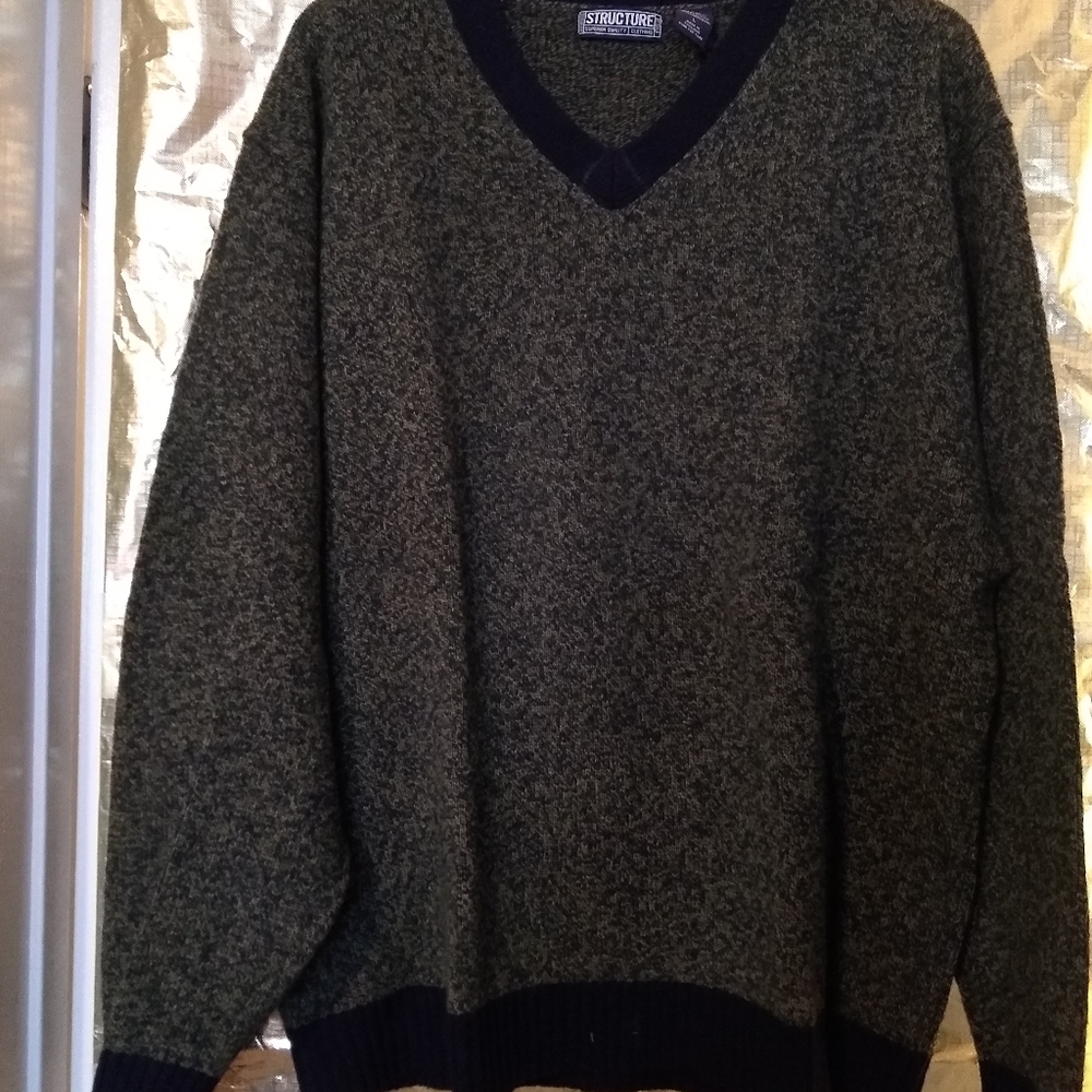 Structure men's vintage wool sweater